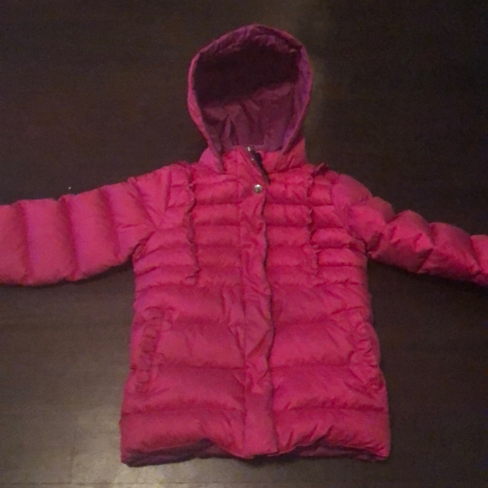 REI brand Pink Puffer Hooded Winter Coat 2T